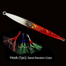 OBSESSION-40g-500g 금속 싱킹 지그 바닷물 잉어 파이크 peche 스피너 크랭크 베이트 바다 낚시 후크 브림 액세서리, 400g, [04] JIG16H-Orange