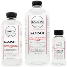 [갬블린] 갬솔 GAMSOL OMS 미네랄스피릿 유화용, 1000ml, 1개