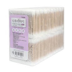 나무이야기 일반형 더 착한나무 순면 면봉, 100개입, 20개 100개입, 20개