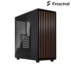 프렉탈디자인 Fractal Design North TG Dark Tint PC케이스 (Charcoal Black), 1개