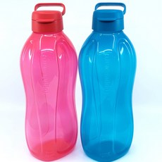 [타파웨어] 에코 물통 2L/물병 텀블러 휴대용, 블루
