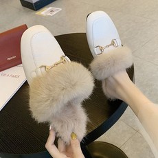 겨울 겨울블로퍼 퍼블로퍼 털슬리퍼 털블로퍼 퍼 퍼슬리퍼 HH 여자신발 블로퍼 슬리퍼 털 슬리