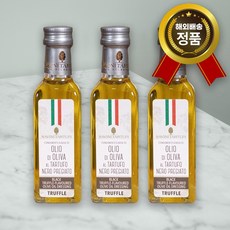 사비니타르투피 블랙 트러플 올리브오일, 3개, 100ml