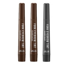 리르 포크 아이브로우 틴트 3개 세트(다크브라운 + 다크브라운 +그레이블랙), 단품, 1개