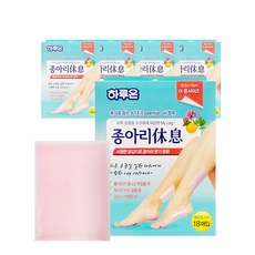 하루온 종아리 휴식 쿨링패치, 5개, 18매입
