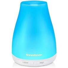 InnoGear 에센셜 오일 디퓨저 에센셜 오일을 위한 업그레이드된 디퓨저 아로마테라피 디퓨저 쿨, 1개