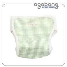 아가방 중계점 체크 오가닉 기저귀 커버 (GREEN) 실용적인 방수 기저귀 커버, GREEN, 1개