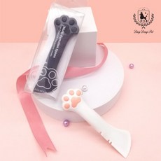 딩동펫 반려동물 냥발바닥 캔스푼, 1개