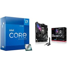 Intel Core i7-12700K 데스크탑 프로세서 12(8P+4E) 코어 최대 5.0GHz 잠금 해제 LGA1700 및 ASUS ROG Strix Z690-E Gaming, 기본 - 12700k