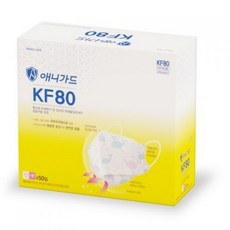 애니가드 꿈꾸는 고래 웰빙 황사 마스크 뉴 프리미엄 소형 KF80, 50개입, 24개