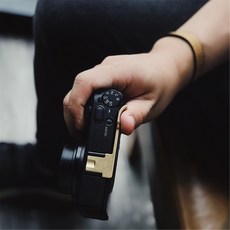 Ricoh GRIII GR3용 황동 금속 엄지 그립 엄지 받침대 핫슈 커버, 하나, 1개