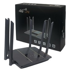 SIM 카드 슬롯이 있는 4G LTE 라우터 CPE 모뎀 300Mbps 무선 WiFi 6 안테나 가정용, 02 us plug, 01 CHINA