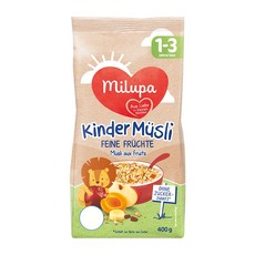 밀루파 이유식 과일 뮤즐리 400g 12개월, 1개