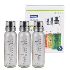 글라스락 눈금표시 오일병240ml 3종, 글라스락 오일병240ML 3종(블랙)