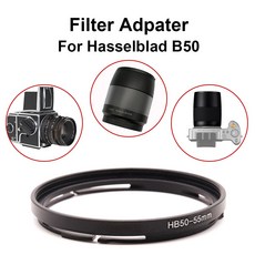 HB50 금속 필터 어댑터 링 Hasselblad Bayonet 52mm 82mm 스레드, 02 58mm, 1개
