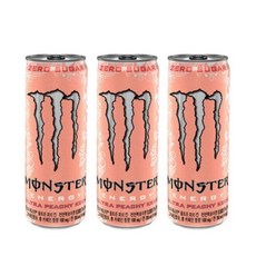몬스터 에너지 피치킨 355ml x24캔 제로슈거 에너지음료, 몬스터 에너지 피치킨 355ml x24캔 제로슈거 에너, 24개