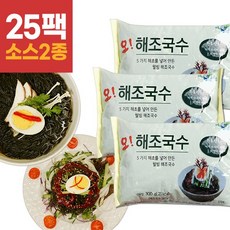 해미푸드 오해조 국수 [25팩+2종 소스] 미역 다시마 톳 면 저칼로리 해조국수 해초국수, 26봉 1박스