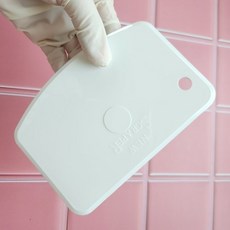 둥근 직사각 스크래퍼 1p 베이킹 제빵 반죽 칼 8009, 1개