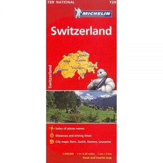Michelin Switzerland Map 729 (Maps/Country (Michelin))