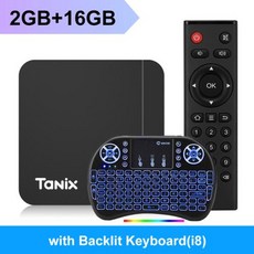 호환 Tanix W2 스마트 TV 박스 안드로이드 11 Amlogic S905W2 AV1 듀얼 와이파이 미디어 플레이어 TVBOX 셋톱 32GB 2GB 16GB 4GB 64GB 지, 14) Eu 플러그 - 2G16G backlit i8 - 미디어플레이어av