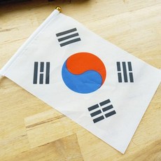 폴리 응원 행사용 미니 태극기 국기 천수기 14X21cm, 미니태극기14x21cm