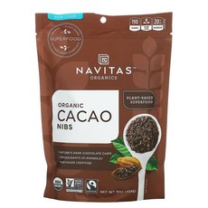 Navitas Organics 유기농 카카오 닙스 454g(16oz), One Color, One Size, 1개