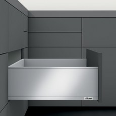 BLUM 블룸 레그라박스 퓨어 legrabox C 대서랍 언더레일 500 댐핑레일, 오리온 그레이 매트 - blum