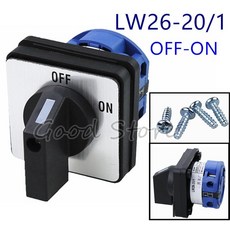 고품질 LW26 201 ON OFF 2 위치 2 극 4 단자 CA 10440V Ui 660V 20A 로터리 캠 스위치 스위치