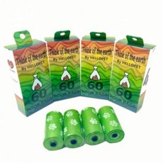  강쥐 외출용 똥추 리필 배변봉투 4롤 10개 