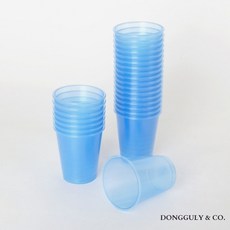 동구리마켓 [이라이프] 다회용 자판기컵 25개입 190ML 청색 정수기컵, 1개