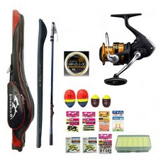  바낙스 CM군도 바다낚시대+시마노 FX C3000 릴+바다가방+소품포함 갯바위낚시대 풀세트 [그린피싱], 4.CM군도 1.5-530+시마노 FX 풀세트(613) 