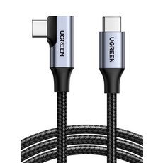 UGREEN USB USB3.1 4K 60Hz 5Gbps MacBook Pro Air iPad Pro Galaxy S23 S22 type L자 C케이블 영상, 1개