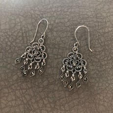 알함브라 귀걸이 Alhambra Earrings (silver 925 x gemstone)