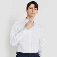 듀퐁셔츠 카라 트리콜로르 953 컴포터블 셔츠 화이트 SE4SM22LS953SWH