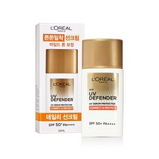 로레알 UV 디펜더 썬크림 50ml 6ml 11203617, 모이스트 앤 프레쉬 50ml