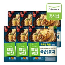 풀무원 얄피꽉찬 육즙진한 교자만두(400g) x 6봉, 6개, 400g