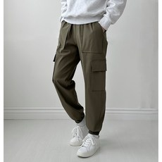 프라임스톤 남성 세미 와이드 스판 카고 조거 팬츠