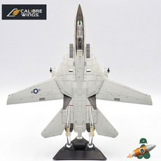칼리버윙스 1대72 F14A 톰캣 고스트 라이더 스쿼드론 VF-142 다이캐스트 모형 장식, F-14 고스트라이더 CA721407