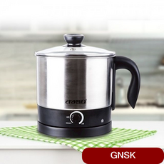 1.7L 멀티 포트 라면 미니멀 라이프 원룸 자취 필수 무선커피 쿠커 주전자 전기 여행용, 상세페이지참조()