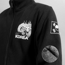 [군지] KOREA 용 보아털 코리아 후리스 나염 기모 플리스 집업 퍼리 자켓