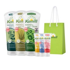 카밀비건인증 독일 핸드크림 100ml 3개 (+미니 30ml 2개+쇼핑백), 비건인증 독일 핸드크림 카밀 100ml 3개 (+미니, 1개