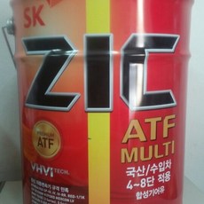 SK ZIC ATF MULTI 지크 멀티 4~8단 자동미션오일 20L, 단일품목