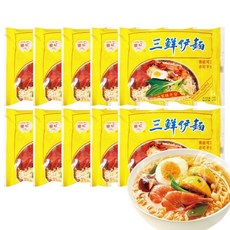 <중화국제>신련 삼선이면 중국라면 봉지라면, 10개