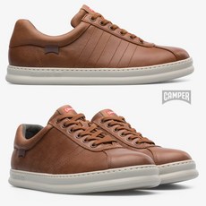 캠퍼 20FW RUNNER 칼프스킨 로우탑 스니커즈 BRW