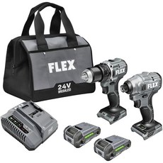 플렉스 24V 임팩 드라이버 2.5Ah 콤보 세트 FXM205-2A, 1개