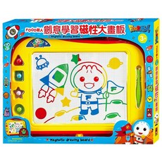 FOOD超人 創意學習磁性大畫板, 500g, 1組