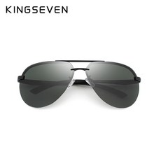 해외직구 KINGSEVEN 알루미늄 HD 편광 항공 선글라스