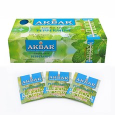 아크바 페퍼민트 100티백, 1.25g, 100개입, 1개