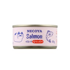 네코야 참치+연어 캔 80g, 단품