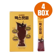 사사오오 맥스컷피 카테킨 커피 맥스 44 / 55, 4g, 30개입, 4개